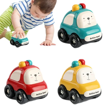 Carro de brinquedo Modelo | Educativa Precoce da Criança Brinquedo Atrito Carros Movidos | as Crianças de Duas Vias Inércia Carro para Menino de 1 a 3 Anos